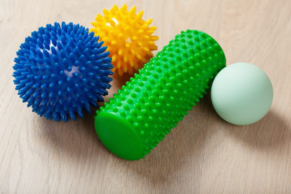 rubber massage balls